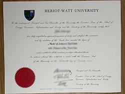 Heriot Watt University Diploma For S