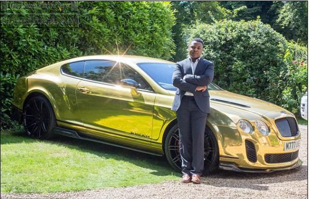 British 20-year-old guy into a multimillionaire whose mother too open too ostentatious gold Bentley