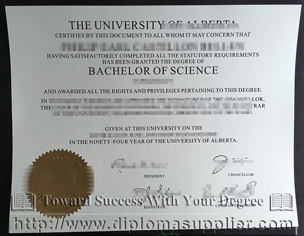 University of Alberta fake degree, how to buy it