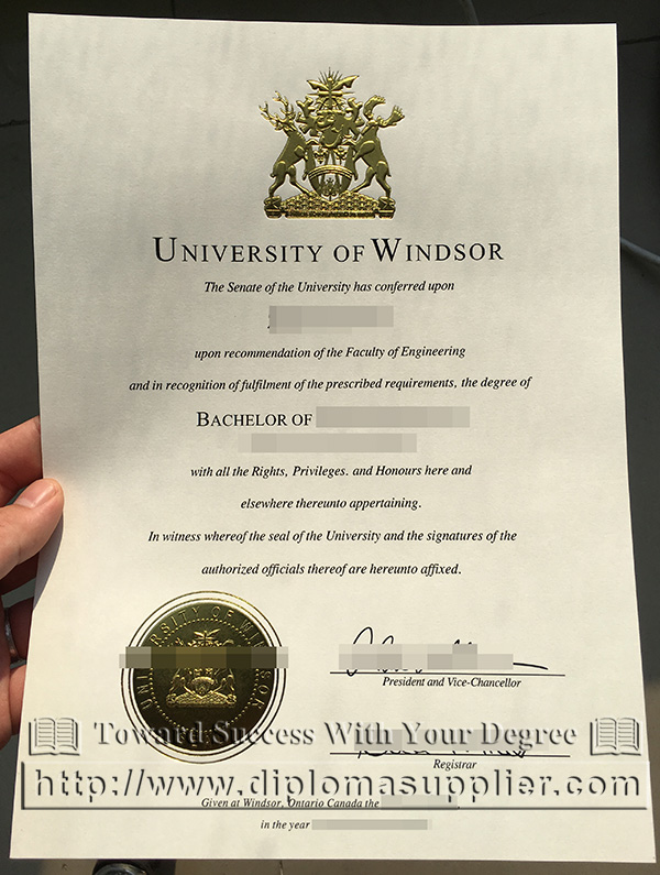 fake bachelor degree from University of Windsor