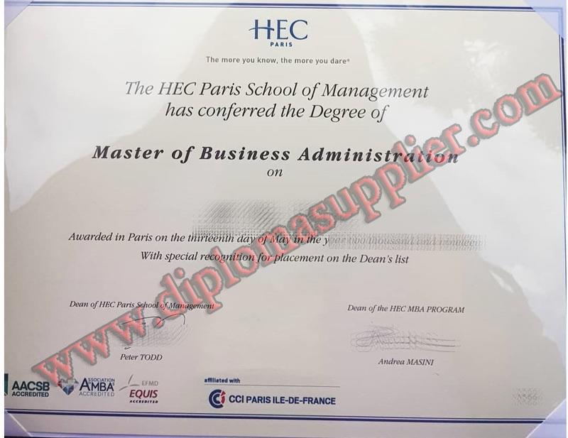 How to Obtain HEC Paris Fake Degree Certificate?