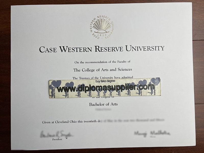 Where to Make Case Western Reserve University Fake Degree Certificate?
