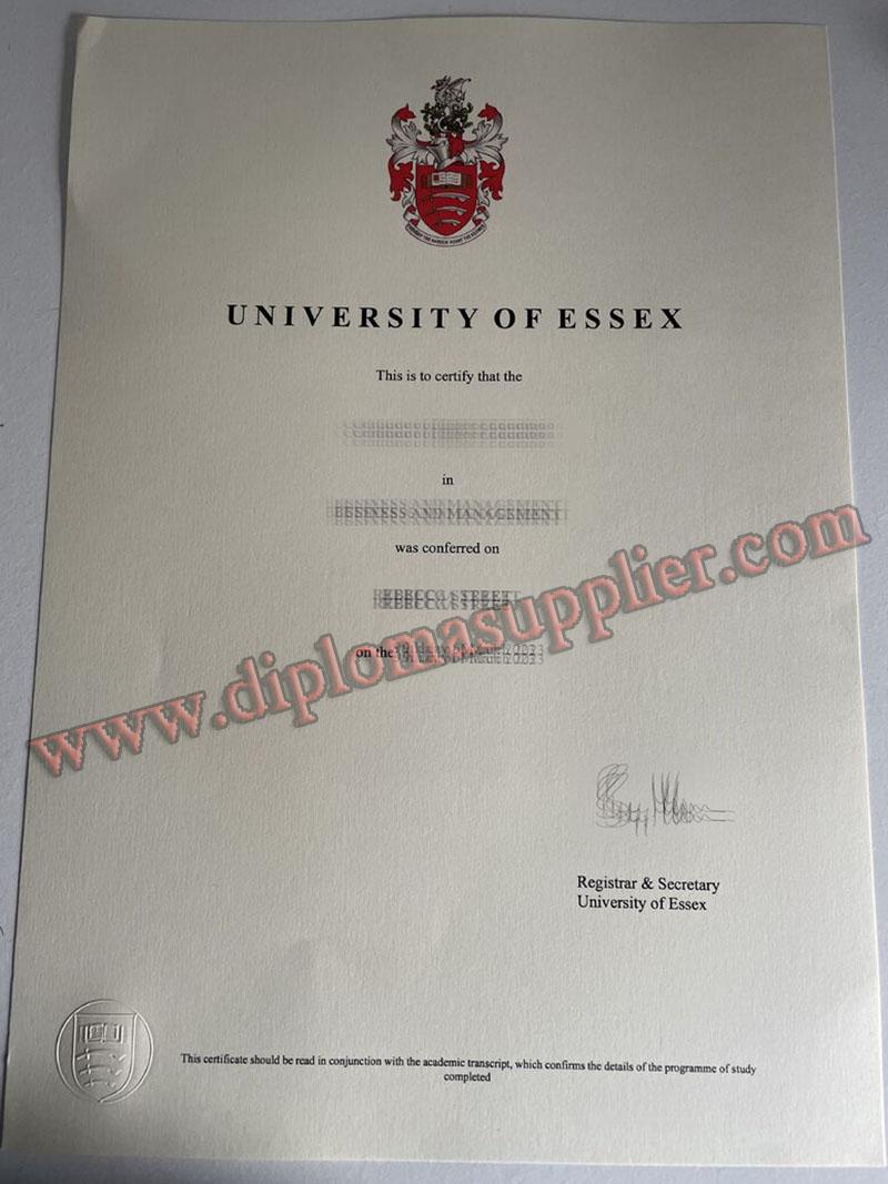 University of Essex diploma, University of Essex fake degree, University of Essex fake certificate