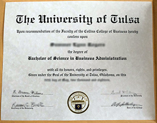 Order a Fake University of Tulsa Dip