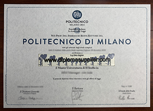 How To Fake A Politecnico di Milano 