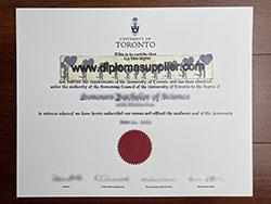 Fake University of Toronto Diploma F