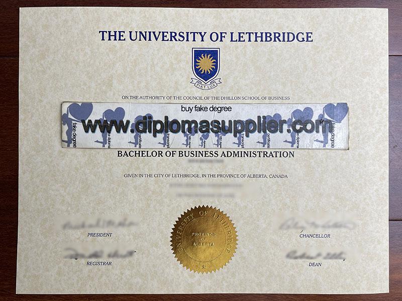 University of Lethbridge Fake Diplom