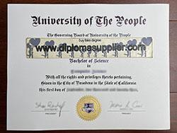 University of the People Fake Diplom