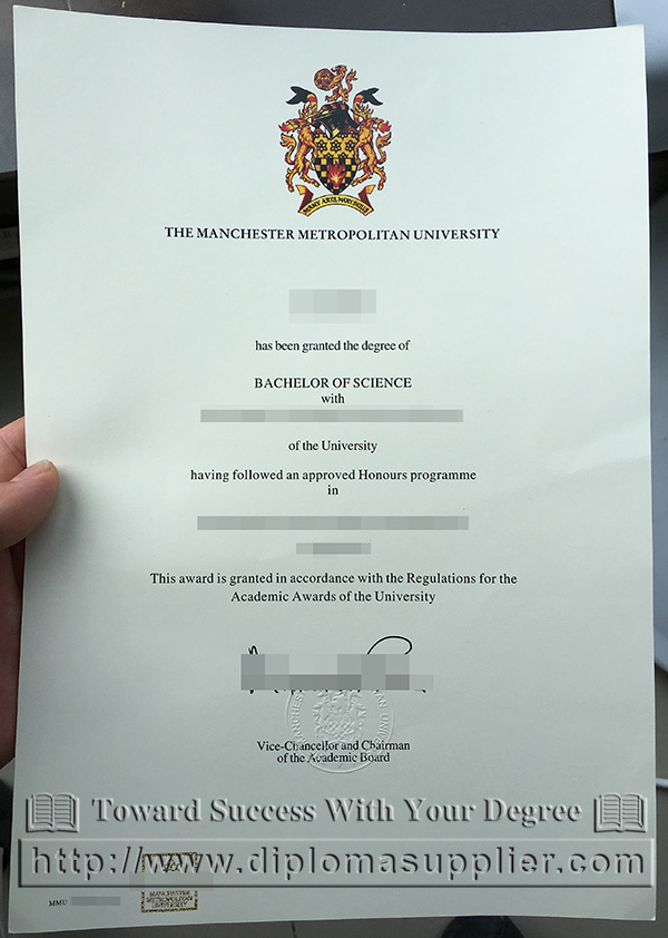 Buy Manchester Metropolitan University (MMU) fake degree