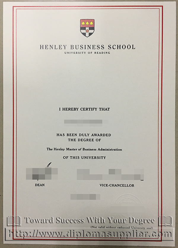 UK Henley Business School MBA degree