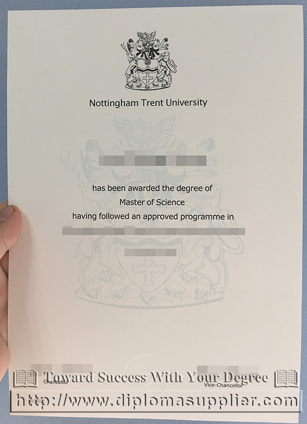 fake MSc degree from Nottingham Trent University
