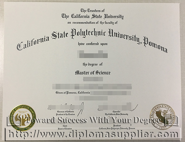  California State Polytechnic University Pomona degree
