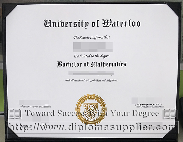 where to buy University of Waterloo fake diploma in Canada