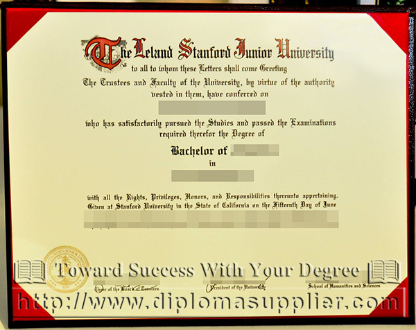 Stanford University degree, Stanford University diploma, Stanford University certificate