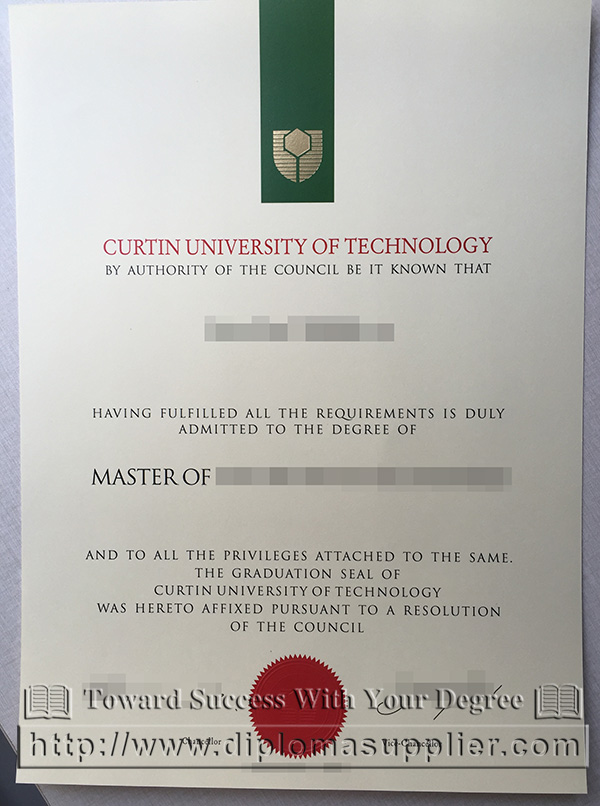 Curtin University degree, Curtin University diploma, Curtin University transcript