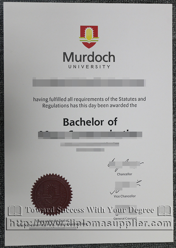 How long will it take to get a fake degree from Murdoch University?