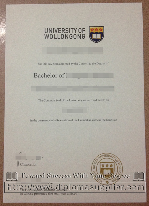 University of Wollongong degree