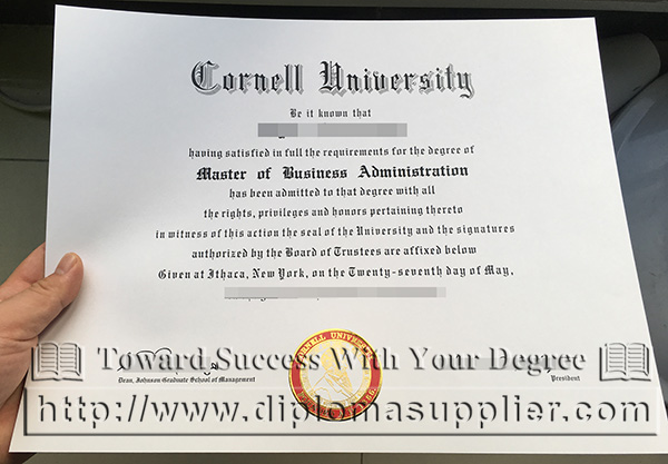 Cornell University degree, Cornell University diploma