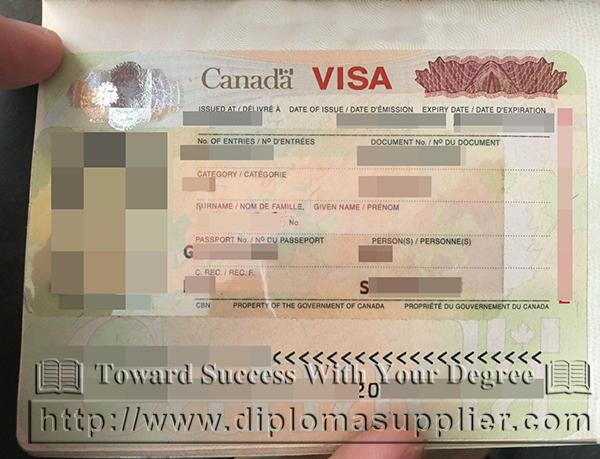 Canadian passport/visa