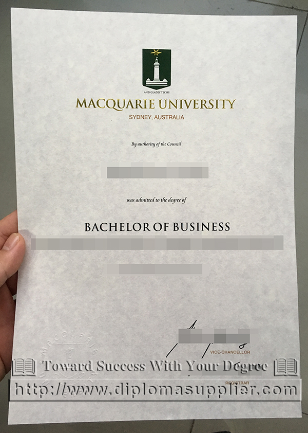 Macquarie University degree, MQU diploma