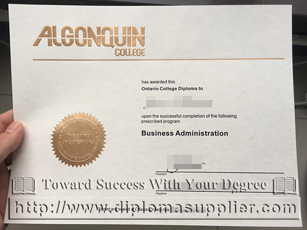 Algonquin College degree, Algonquin College certificate, Canadian University degree