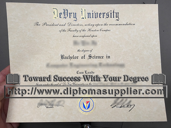 buy DeVry Universtiy fake degree online