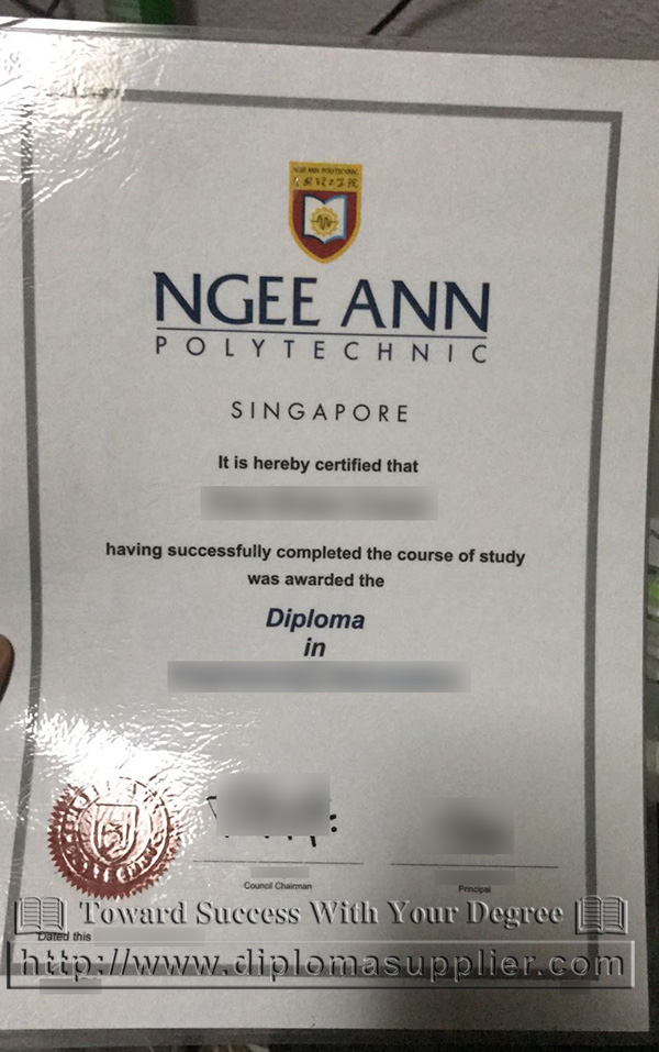 Ngee Ann Poly diploma, Ngee Ann Polytechnic certificate, Ngee Ann Polytechnic degree