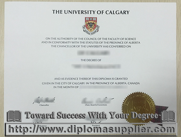 buy University of Calgary fake diploma in Canada