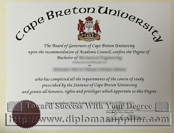 how to buy CBU/Cape Breton University fake diploma