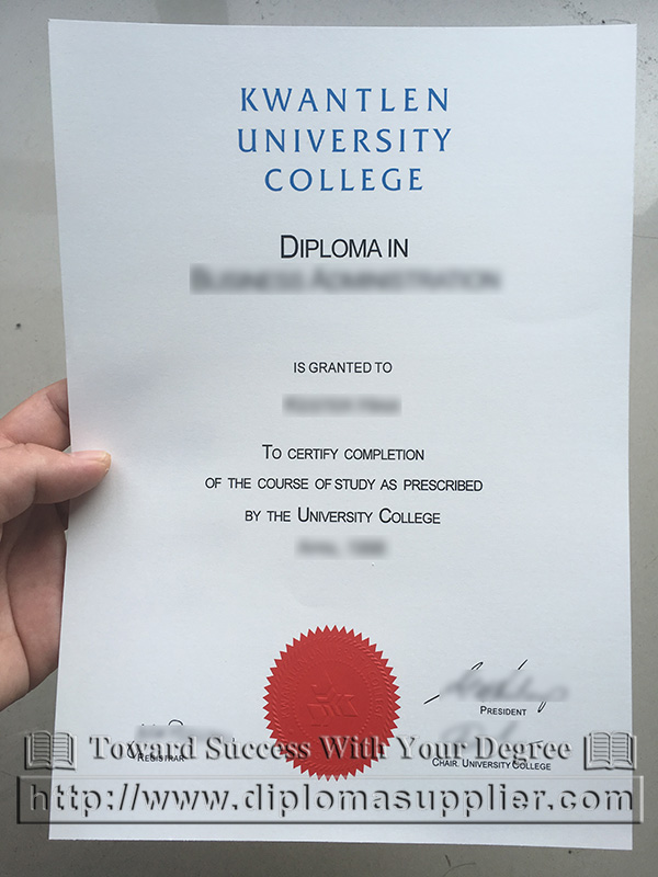 Kwantlen Polytechnic University degree, KPU fake diploma for sale
