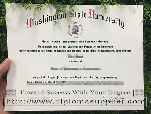 how to buy Washington State University (WSU) fake degree certificate