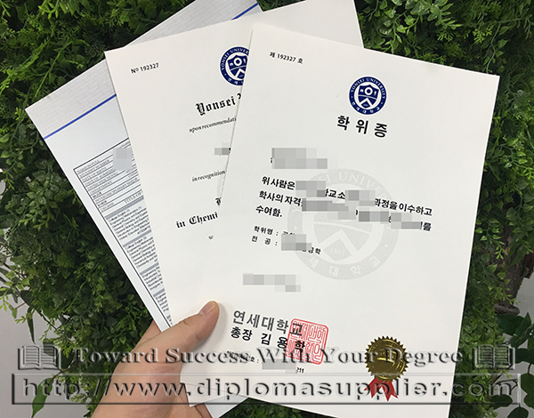 where to buy Yonsei University fake certificate