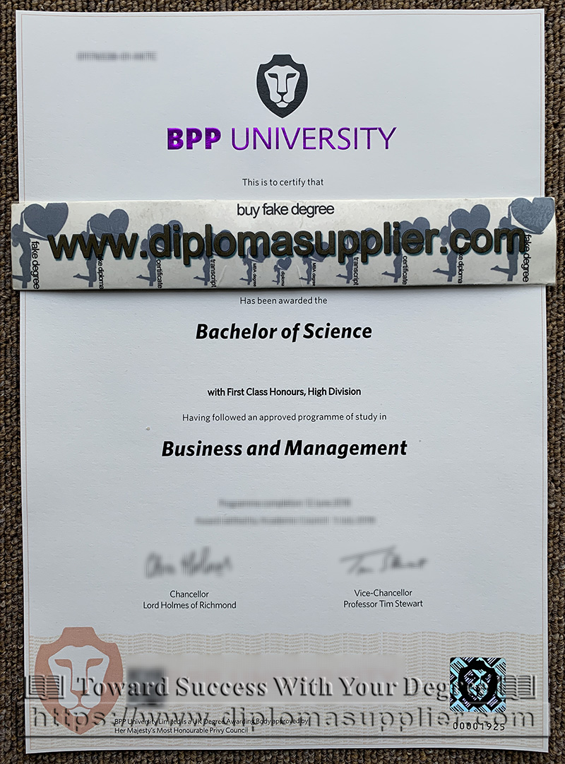 looking for the BPP University fake degree 2018