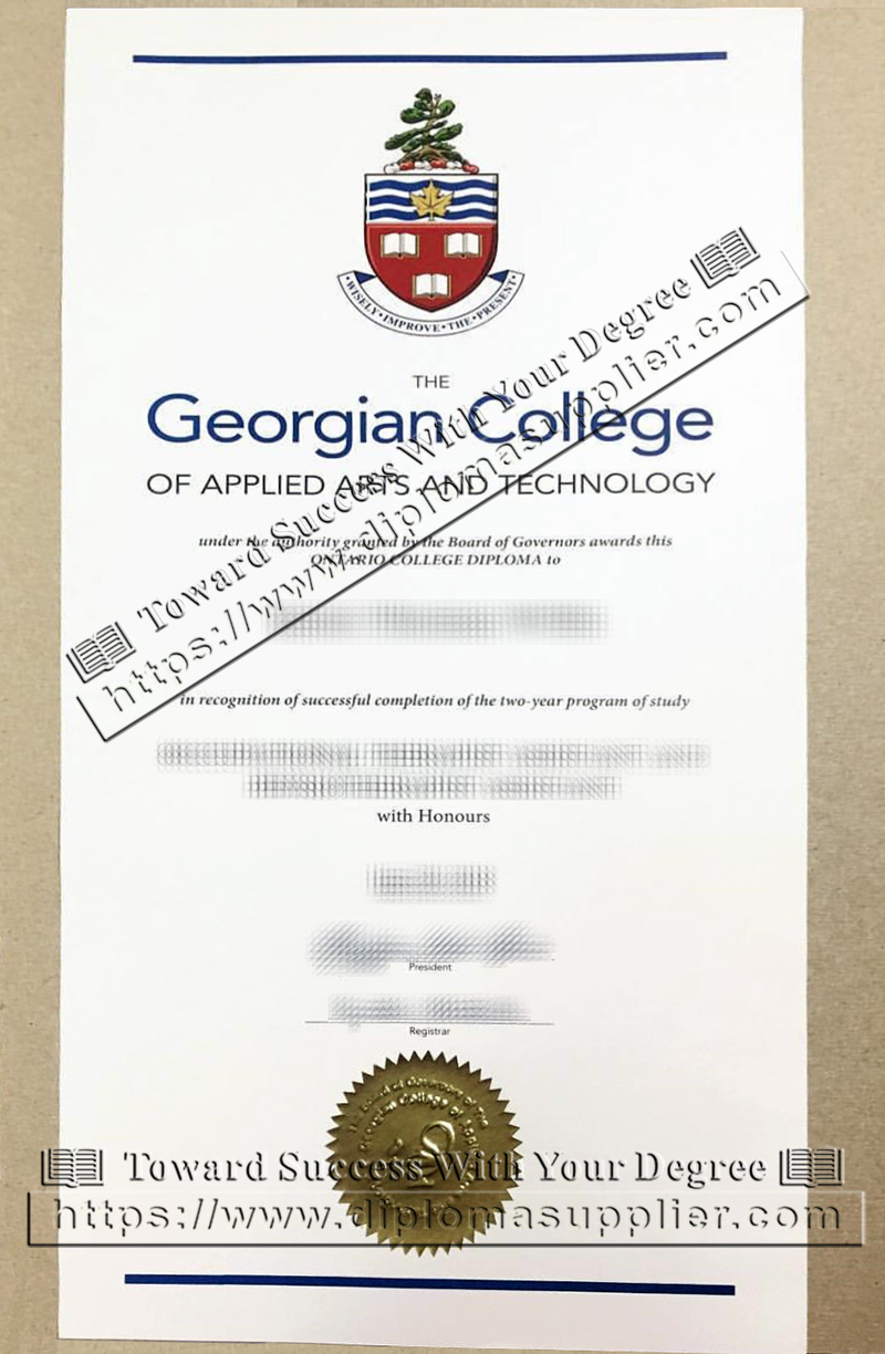 Georgian College diploma, Georgian College degree, Georgian College graduate diploma