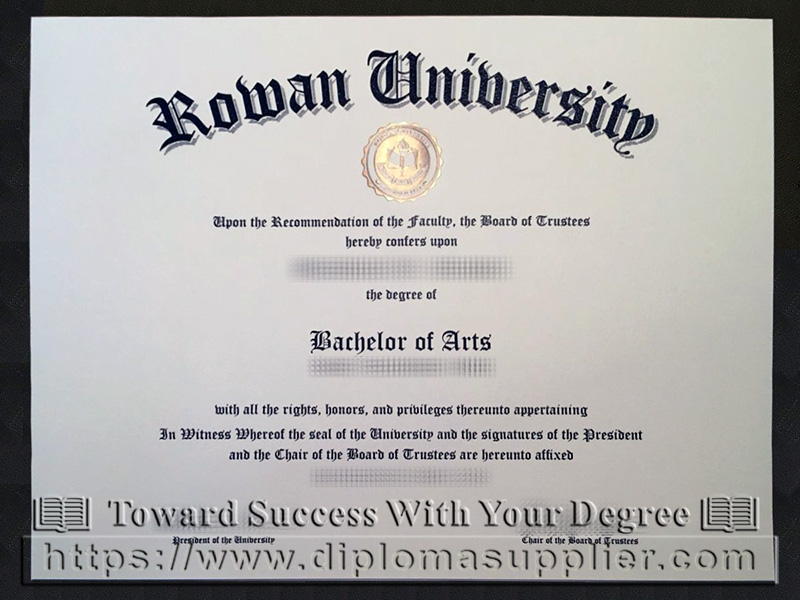 Rowan University degree, Rowan University diploma, Rowan University PhD degree