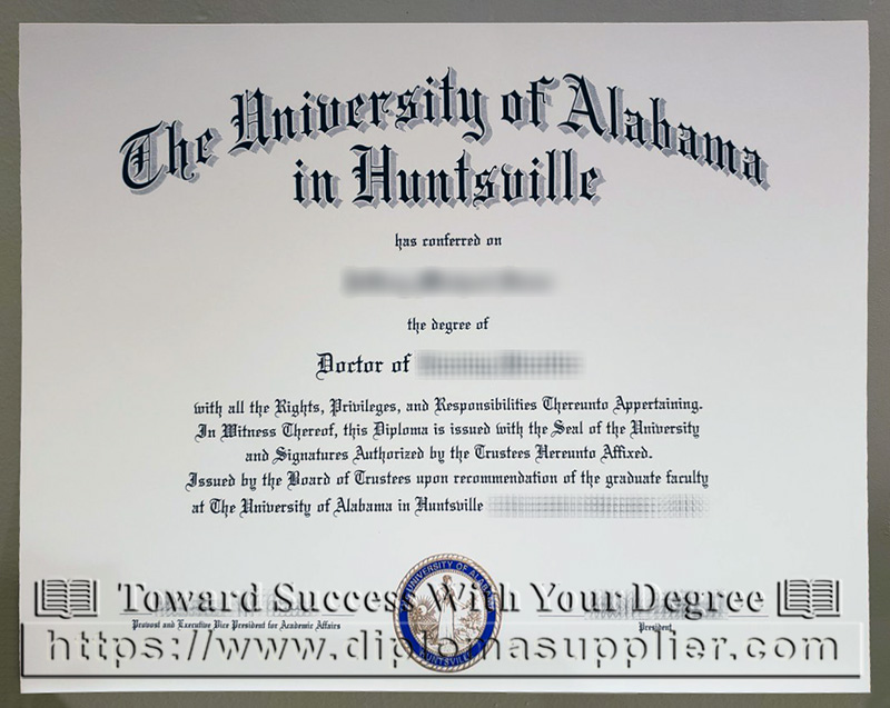 The University of Alabama in Huntsville degree, The University of Alabama in Huntsville diploma, The University of Alabama fake degree