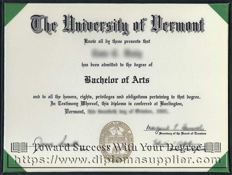 Create Your Own UVM Fake Degree in 5 Easy Steps