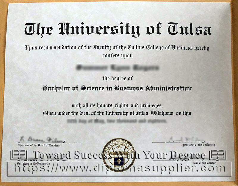 Order a Fake University of Tulsa Diploma in Fast Way