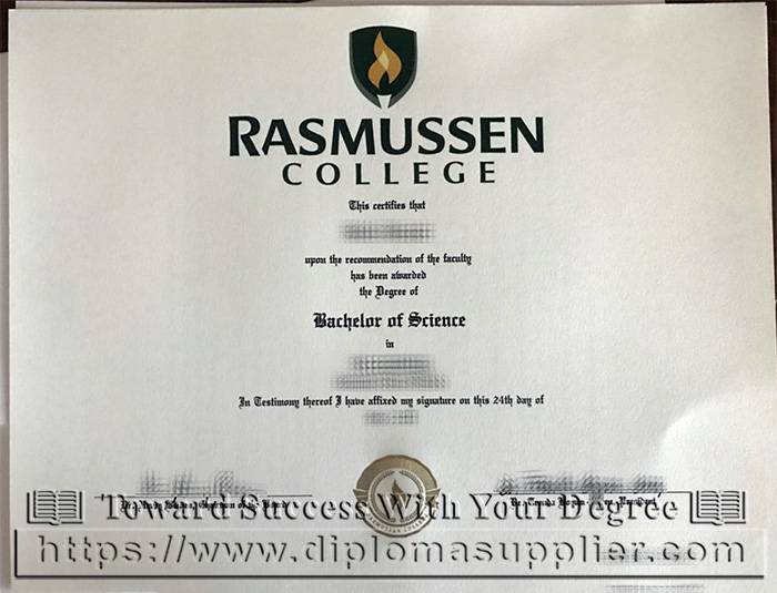 Closed College Fake Diploma, Rasmussen College Fake Degree