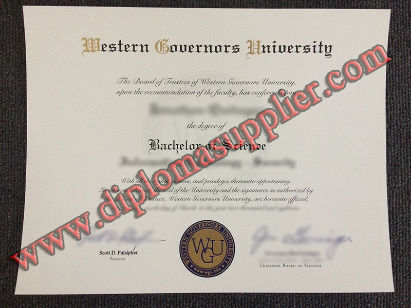 How to Buy Fake Western Governors University (WGU) diploma degree