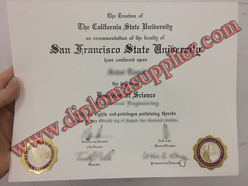 fake San Francisco State University diploma, San Francisco State University fake degree, buy fake diploma