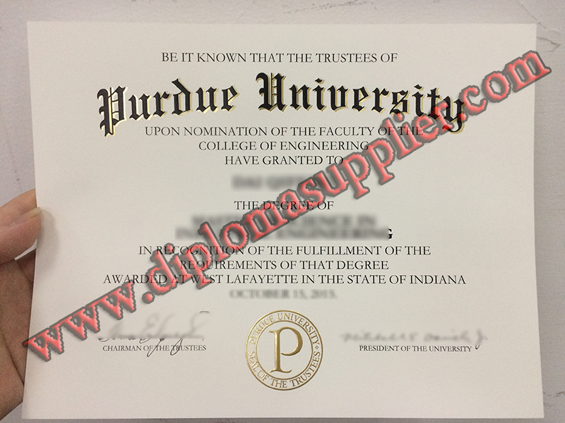 fake Purdue University diploma, fake Purdue University degree, fake certificate