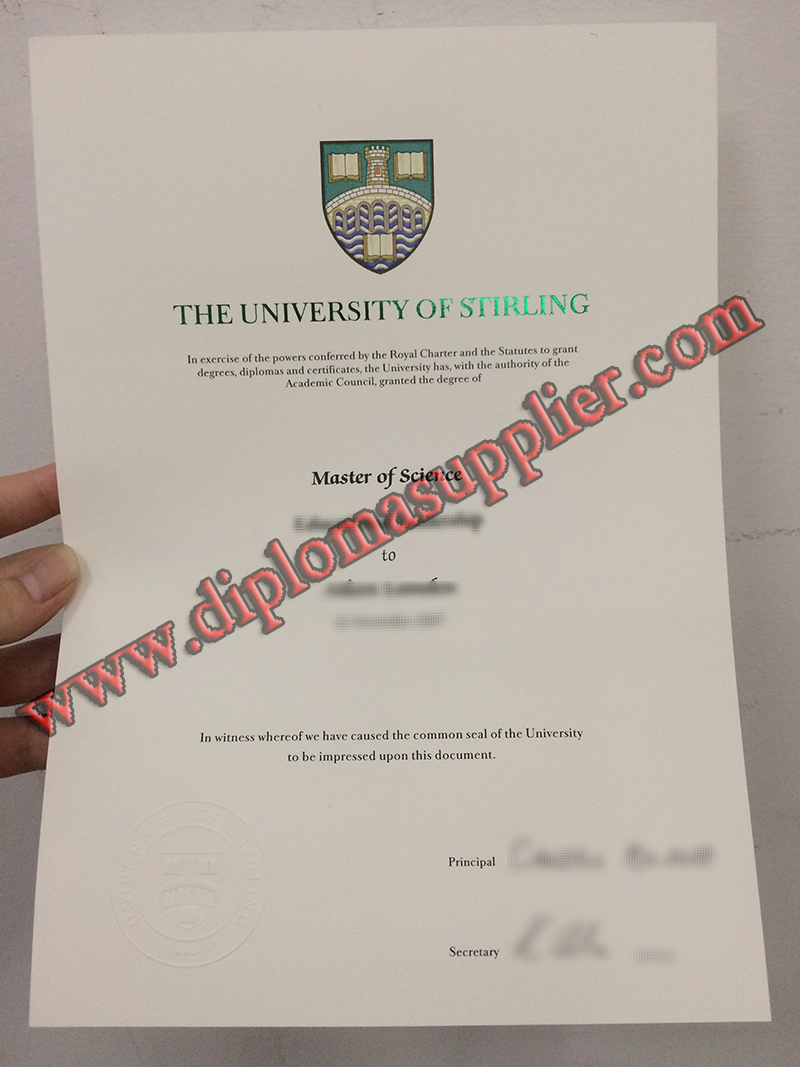 How Fast to Get a University of Stirling Fake Diploma
