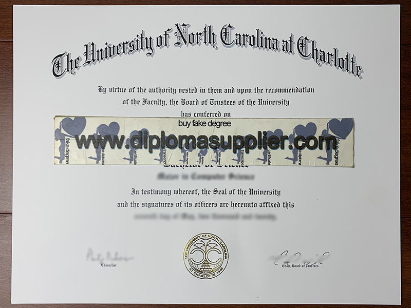 Can I Get the University of North Carolina at Charlotte Fake Diploma