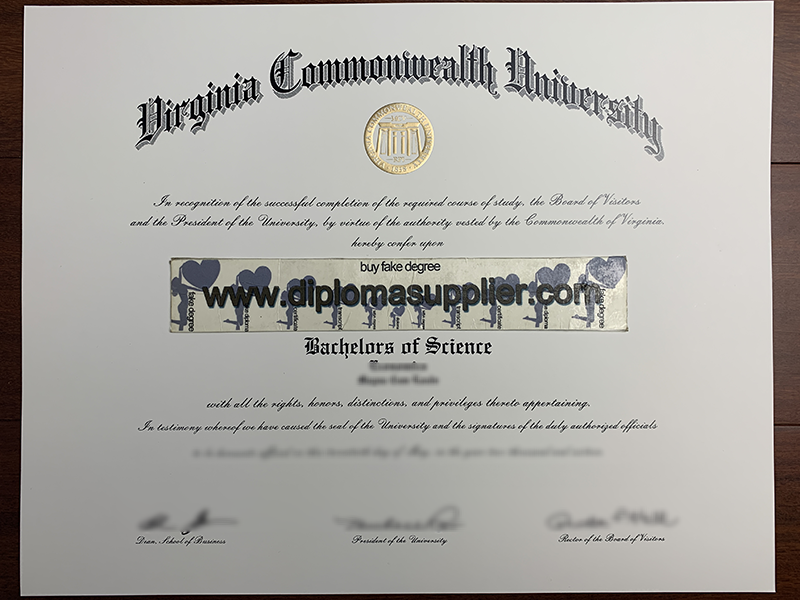 fake Virginia Commonwealth University diploma, Virginia Commonwealth University fake degree