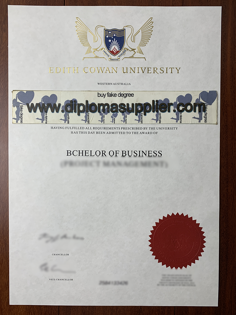 Edith Cowan University fake diploma, fake Edith Cowan University degree, buy fake certificate