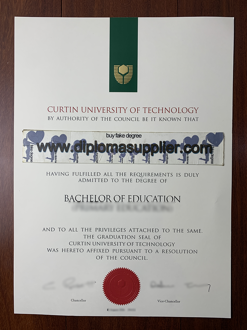 fake Curtin University diploma, fake Curtin University degree, buy fake certificate