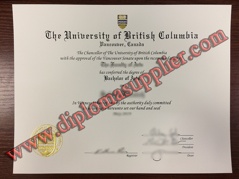 Where to Order fake University of British Columbia (UBC) diploma