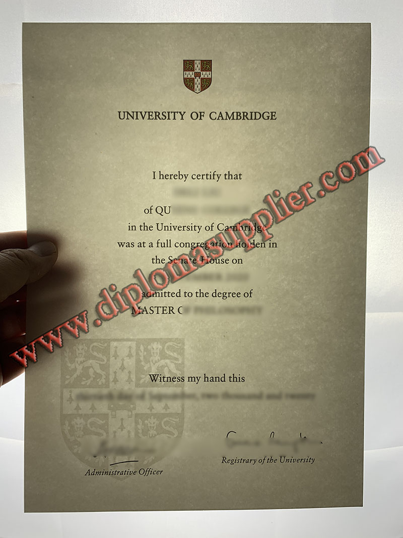 How Fast to Buy Fake University of Cambridge Degree