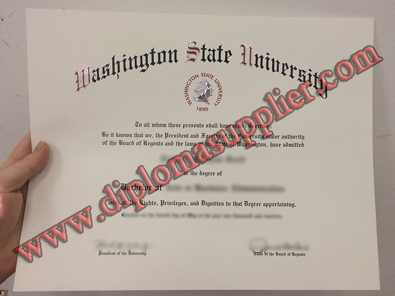fake Washington State University diploma, fake Washington State University degree